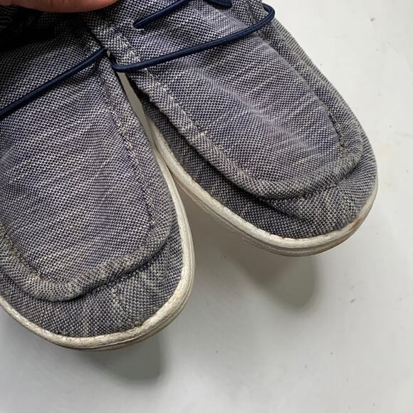 Hey Dude Wally Stretch Men’s Blue Sneaker Casual Shoe S-037 Sz 7 - Picture 5 of 9